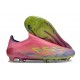 Botas adidas F50 Elite Laceless FG Rosa Amarillo Violeta