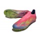 Botas adidas F50 Elite Laceless FG Rosa Amarillo Violeta