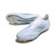 Botas adidas F50 Elite Laceless FG Blanco Azul