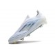 Botas adidas F50 Elite Laceless FG Blanco Azul