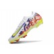 Botas Nike Zoom Mercurial Vapor 16 Elite FG Blanco Amarillo Violeta Rojo