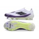 Botas adidas F50 Elite Laceless FG X Messi Ftwr Blanco Negro Morado Unity