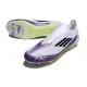 Botas adidas F50 Elite Laceless FG X Messi Ftwr Blanco Negro Morado Unity