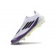 Botas adidas F50 Elite Laceless FG X Messi Ftwr Blanco Negro Morado Unity