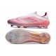 Botas adidas F50 Elite Laceless FG Rosa Blanco