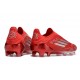 Botas adidas F50 Elite Laceless FG Rojo Plata
