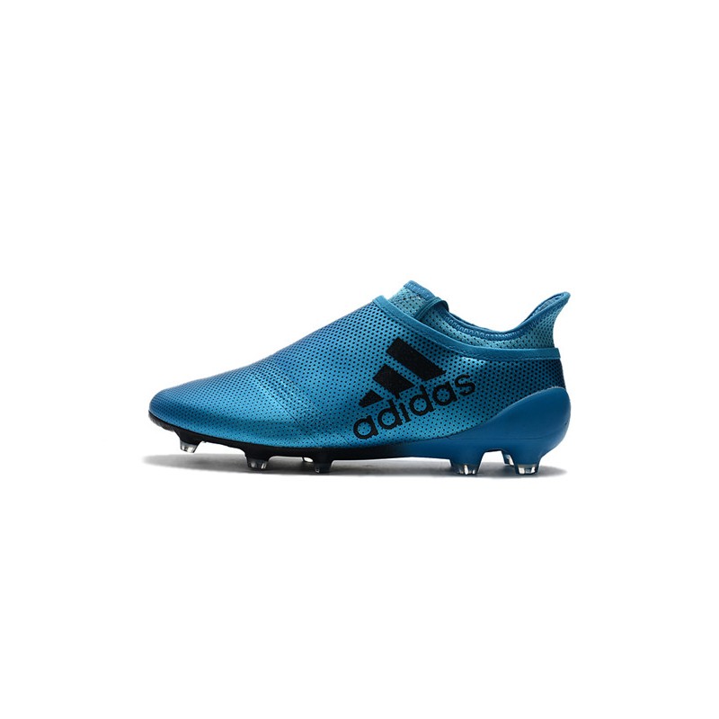 Bota de Fútbol adidas X 17+ Purespeed FG - Azul