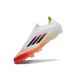 Botas adidas F50 Elite Laceless FG Blanco Negro Amarillo Solar