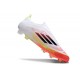 Botas adidas F50 Elite Laceless FG Blanco Negro Amarillo Solar