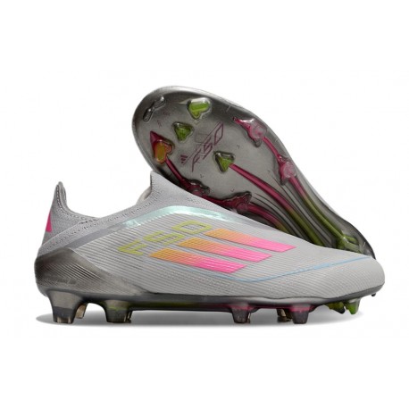 Zapatillas de Fútbol adidas F50 Elite LL FG Gris Rosa