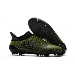 Bota de Fútbol adidas X 17+ Purespeed FG - Verde Oscuro
