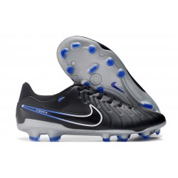 Nike Tiempo Legend VII FG Canguro Botas de Futbol - Negro Blanco