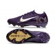 Nike Zoom Mercurial Vapor 16 Elite FG X MBAPPE Grand Morado Marfil claro