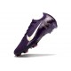 Nike Zoom Mercurial Vapor 16 Elite FG X MBAPPE Grand Morado Marfil claro