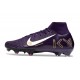 Nike Air Zoom Mercurial Superfly X Elite FG X MBAPPE Grand Morado Marfil Claro