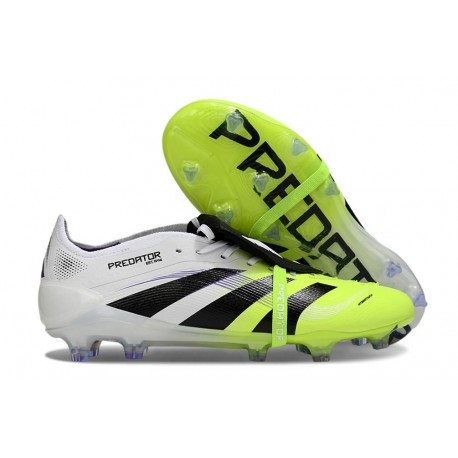 Adidas Predator Elite Tongue FG Blanco Negro Limón Lúcido