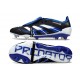 Adidas Predator Elite Tongue FG Negro Azul Lúcido Blanco