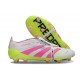 Adidas Predator Elite Tongue FG Blanco Rosa Lúcido Limón Lúcido