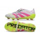 Adidas Predator Elite Tongue FG Blanco Rosa Lúcido Limón Lúcido