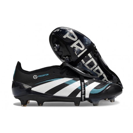 Adidas Predator Elite Tongue FG Negro Blanco Azul