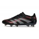 Tacos adidas Predator Elite FG Negro Gris Four Rojo Lúcido