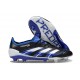 Tacos adidas Predator Elite FG Negro Azul Lúcido Blanco