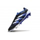 Tacos adidas Predator Elite FG Negro Azul Lúcido Blanco