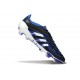 Tacos adidas Predator Elite FG Negro Azul Lúcido Blanco