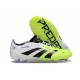 Tacos adidas Predator Elite FG Blanco Negro Limón Lúcido