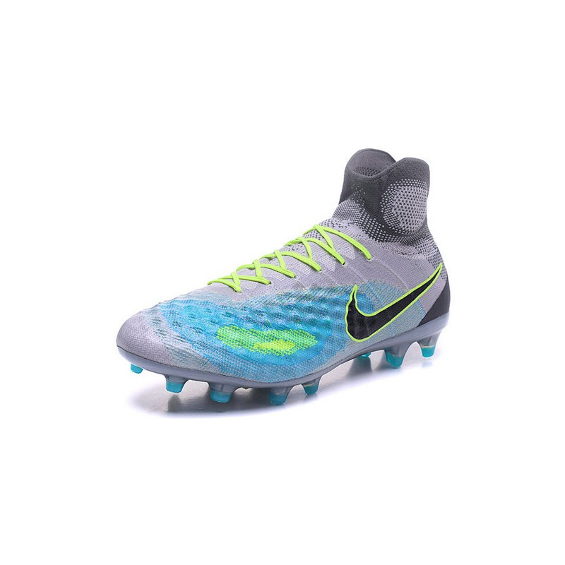 Nike Magista Obra 2 FG Zapatos de Futbol - Gris Azul