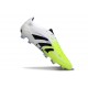 Tacos adidas Predator Elite FG Blanco Negro Limón Lúcido