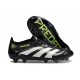 Tacos adidas Predator Elite FG Negro Blanco Limón Lúcido