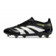 Tacos adidas Predator Elite FG Negro Blanco Limón Lúcido