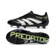 Tacos adidas Predator Elite FG Negro Blanco Limón Lúcido