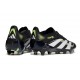 Tacos adidas Predator Elite FG Negro Blanco Limón Lúcido
