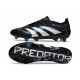 Tacos adidas Predator Elite FG Negro Blanco Azul