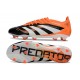 Tacos adidas Predator Elite FG Negro Blanco Naranja