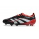 Tacos adidas Predator Elite FG Negro Blanco Rojo
