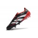 Tacos adidas Predator Elite FG Negro Blanco Rojo