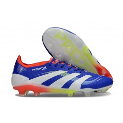 Tacos adidas Predator Elite FG Azul Lúcido Ftwr Blanco Rojo