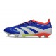 Tacos adidas Predator Elite FG Azul Lúcido Ftwr Blanco Rojo