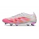 Tacos adidas Predator Elite FG Rosa Blanco