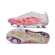 Tacos adidas Predator Elite FG Rosa Blanco