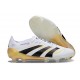 Tacos adidas Predator Elite FG Blanco Negro Dorado