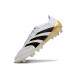 Tacos adidas Predator Elite FG Blanco Negro Dorado