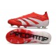 Botas de Futbol adidas Predator Elite 25 LL FG Rojo Lúcido Blanco Negro