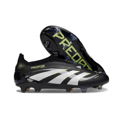 Botas adidas Predator Elite 25 Sin Cordone FG Negro Blanco