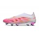 Botas adidas Predator Elite 25 Sin Cordone FG Rosa Blanco