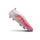 Botas adidas Predator Elite 25 Sin Cordone FG Rosa Blanco