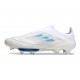 Botas de Futbol adidas F50+ Laceless FG Blanco Perla Met